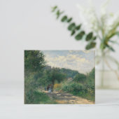 Auguste Renoir A Road in Louveciennes Postkarte (Stehend Vorderseite)