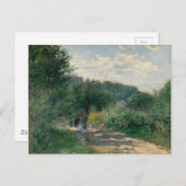 Auguste Renoir A Road in Louveciennes Postkarte (Vorne/Hinten)