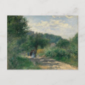 Auguste Renoir A Road in Louveciennes Postkarte (Vorderseite)