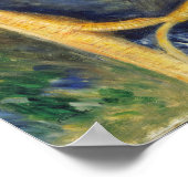 Auguste Renoir am Meer Portrait der Frau Poster (Ecke)