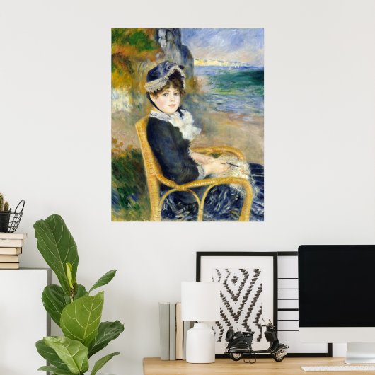 Auguste Renoir am Meer Poster (Heimbüro)