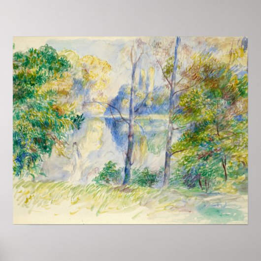 Auguste Renoir - Aussicht auf den Park Poster (Vorne)