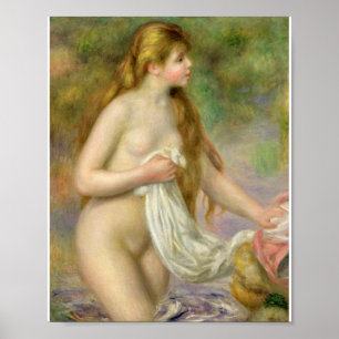 Auguste Renoir - Bather mit langer Haare Poster