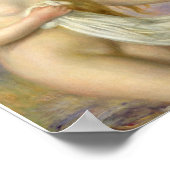 Auguste Renoir - Bather with long haair Poster (Ecke)