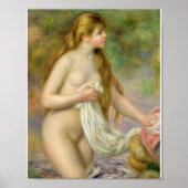 Auguste Renoir - Bather with long haair Poster (Vorne)