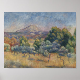 Auguste Renoir - Der Berg Sainte-Victoire Poster