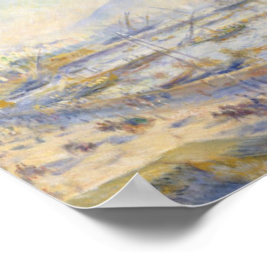 Auguste Renoir - Die Bucht von Neapel Poster (Ecke)