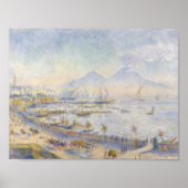 Auguste Renoir - Die Bucht von Neapel Poster (Vorne)