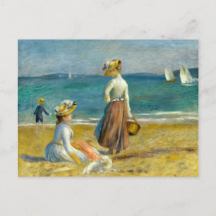 Auguste Renoir Figures am Strand Postkarte