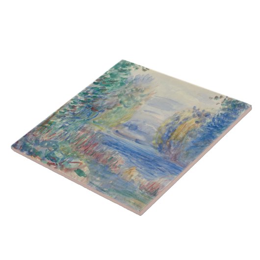 Auguste Renoir - Flusslandschaft Fliese (Seite)
