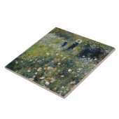 Auguste Renoir - Frau mit Parasol im Garten Fliese (Seite)