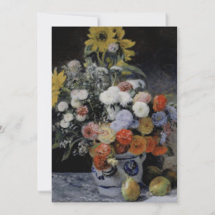 Auguste Renoir - Gemischte Blume in einem Erdgesch Einladung