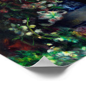 Auguste Renoir - Gladioli in einer Vase Poster (Ecke)