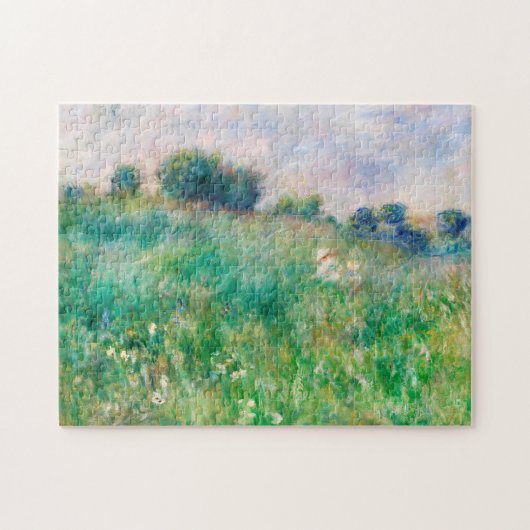 Auguste Renoir Green Woman Child Puzzle (Horizontal)