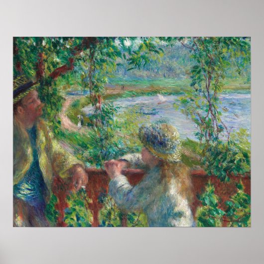 Auguste Renoir - In der Nähe des Sees Poster (Vorne)
