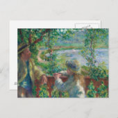 Auguste Renoir - In der Nähe des Sees Postkarte (Vorne/Hinten)