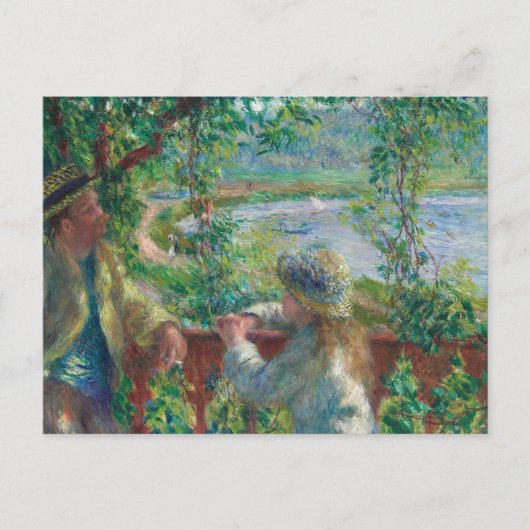 Auguste Renoir - In der Nähe des Sees Postkarte (Vorderseite)
