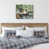 Auguste Renoir - La Grenouillere Leinwanddruck (Insitu (Schlafzimmer))