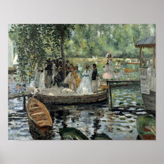 Auguste Renoir - La Grenouillere Poster (Vorne)