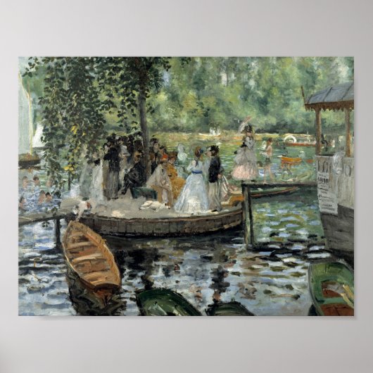 Auguste Renoir - La Grenouillere Poster (Vorne)