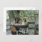 Auguste Renoir - La Grenouillere Postkarte (Vorne/Hinten)