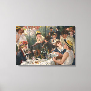 Auguste Renoir - Mittagessen im Party Leinwanddruck