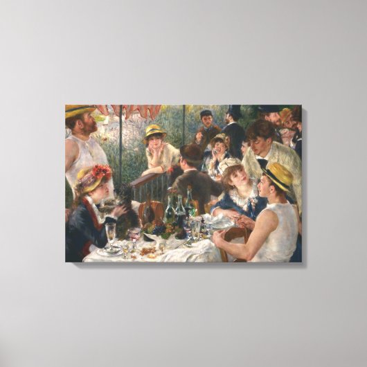 Auguste Renoir - Mittagessen im Party Leinwanddruck (Vorderseite)