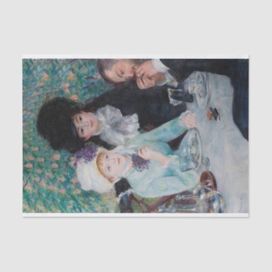 Auguste Renoir, nach dem Luncheon, 1879 Seidenpapier (Vorderseite)