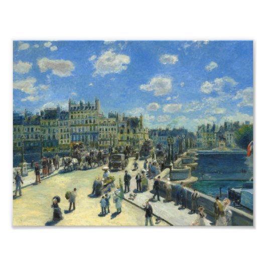 Auguste Renoir - Pont Neuf, Paris Fotodruck (Vorne)
