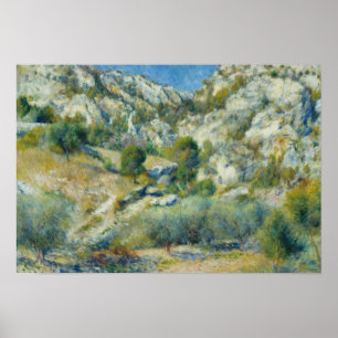 Auguste Renoir - Rocky Crags bei L'Estaque Poster