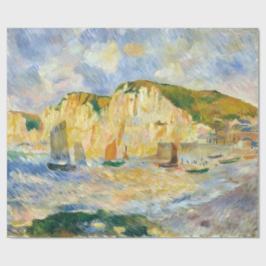 Auguste Renoir Sea und Cliffs Geschenkpapier (Flach)