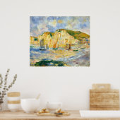 Auguste Renoir Sea und Cliffs Poster (Küche)