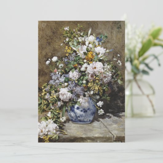 Auguste Renoir - Spring Bouquet Ankündigung (Stehend Vorderseite)