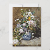 Auguste Renoir - Spring Bouquet Einladung (Vorderseite)