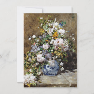 Auguste Renoir - Spring Bouquet Einladung
