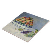 Auguste Renoir - Stillleben mit Pfirsichen und Fliese (Seite)
