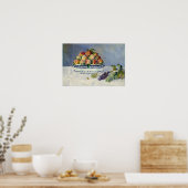 Auguste Renoir - Stillleben mit Pfirsichen und Tra Poster (Küche)