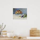 Auguste Renoir - Stillleben mit Pfirsichen und Tra Poster (Küche)