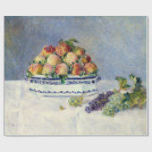 Auguste Renoir Stillleben mit Pfirsichen und Traub Geschenkpapier (Flach)