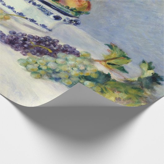 Auguste Renoir Stillleben mit Pfirsichen und Traub Geschenkpapier (Ecke)