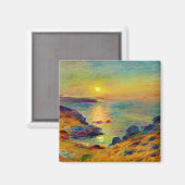 Auguste Renoir "Sunset et Douarnenez" Magnet (Vorderseite/Rückseite)