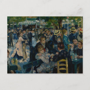Auguste Renoir - Tanz im Le Moulin de la Galette Postkarte