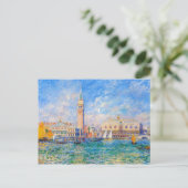 Auguste Renoir - The Doges Palace Venice Postkarte (Stehend Vorderseite)