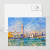 Auguste Renoir - The Doges Palace Venice Postkarte (Vorne/Hinten)