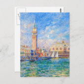 Auguste Renoir - The Doges Palace Venice Postkarte (Vorne/Hinten)
