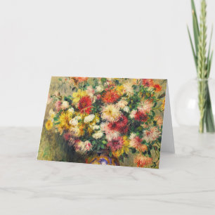Auguste Renoir - Vase der Chrysanthemen Karte
