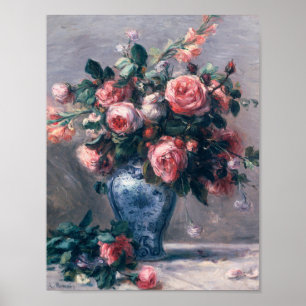 Auguste Renoir - Vase von Rose Poster