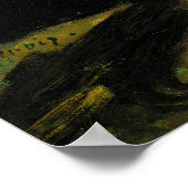 Auguste Renoir von Claude Monet Poster (Ecke)