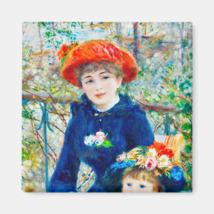 Auguste Renoir - zwei Schwestern Magnet