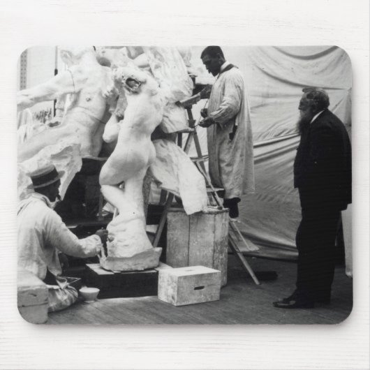 Auguste Rodin in seinem Paris-Studio Mousepad (Vorne)